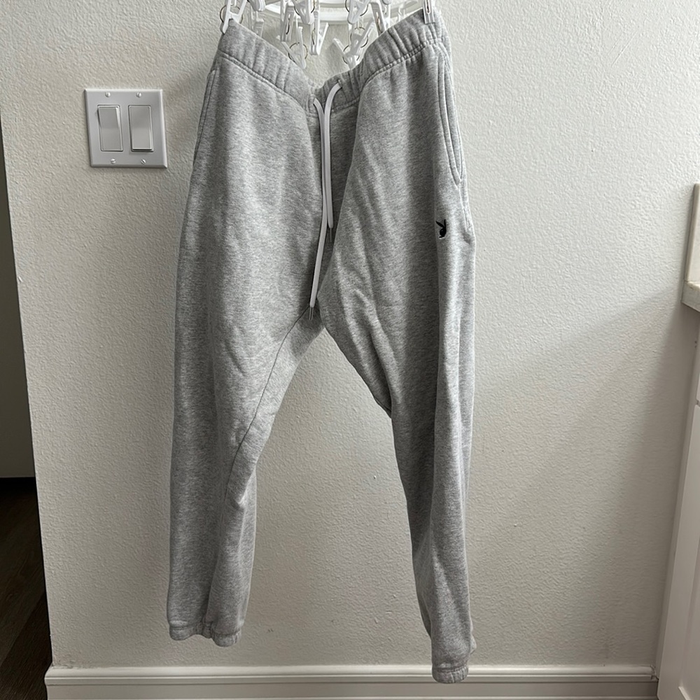 Playboy by Pacsun sweatpants white size large